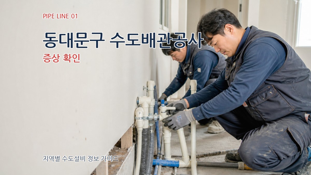 동대문구 수도배관공사