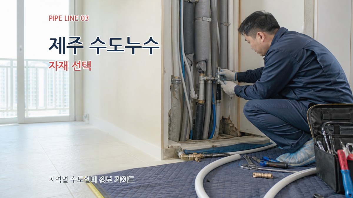 제주 수도누수 자재 선택