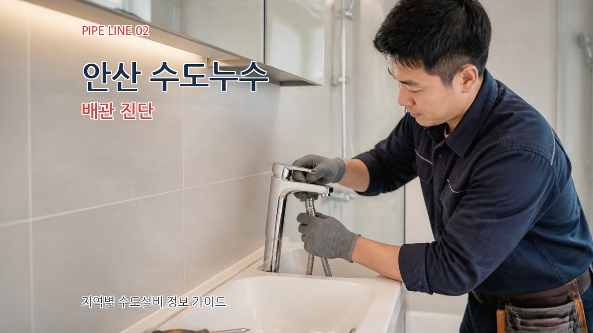 안산 수도누수 배관 진단