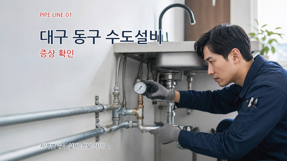 대구 동구 수도설비