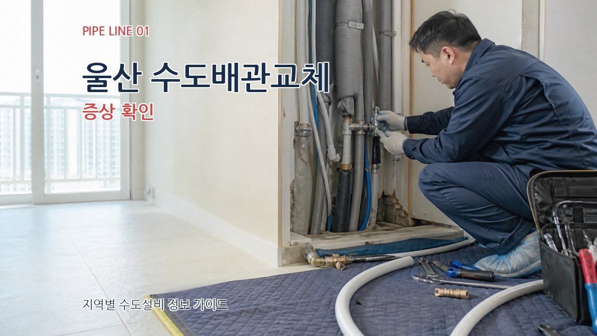 울산 수도배관교체