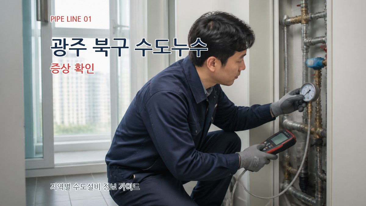 광주 북구 수도누수