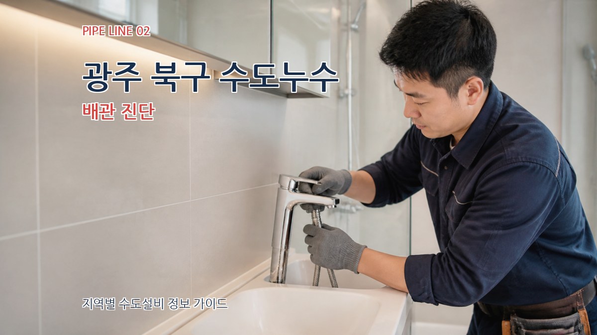 광주 북구 수도누수 배관 진단