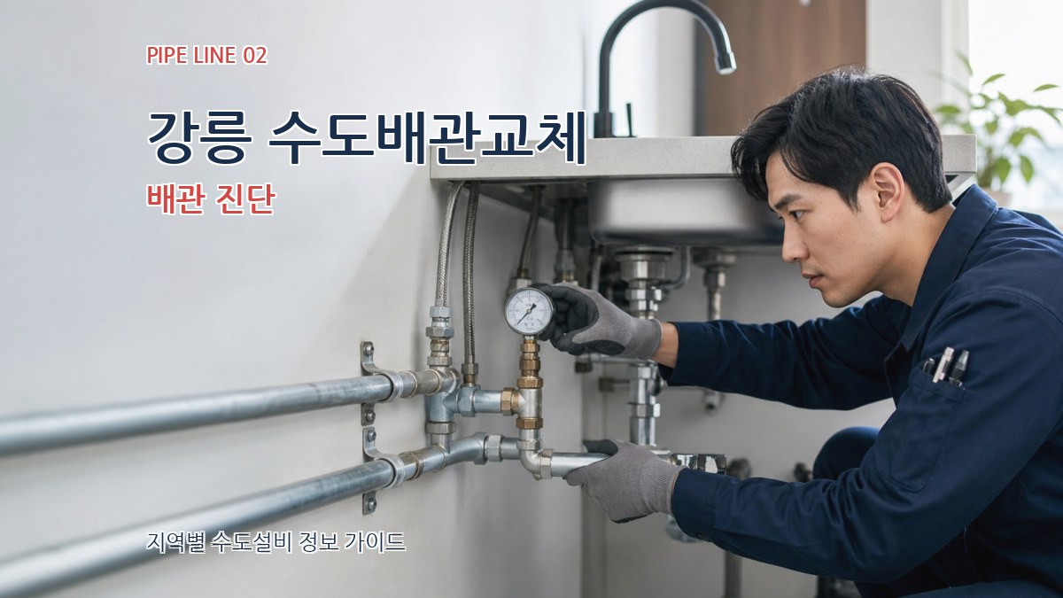 강릉 수도배관교체 배관 진단