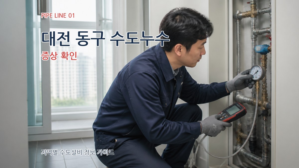대전 동구 수도누수