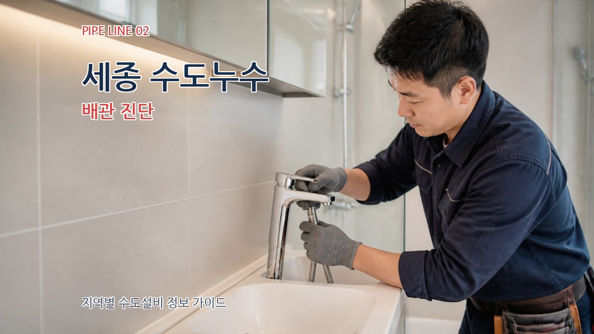 세종 수도누수 배관 진단