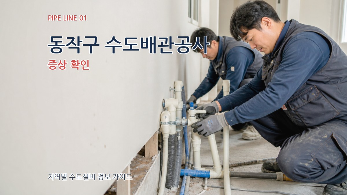 동작구 수도배관공사