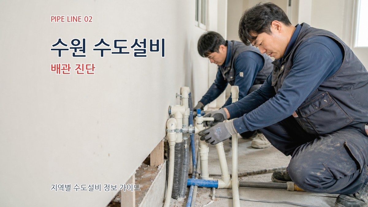 수원 수도설비 배관 진단