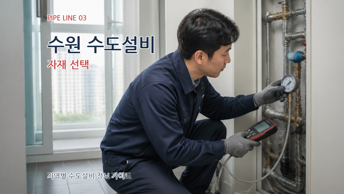 수원 수도설비 자재 선택