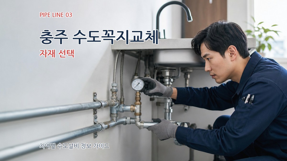 충주 수도꼭지교체 자재 선택