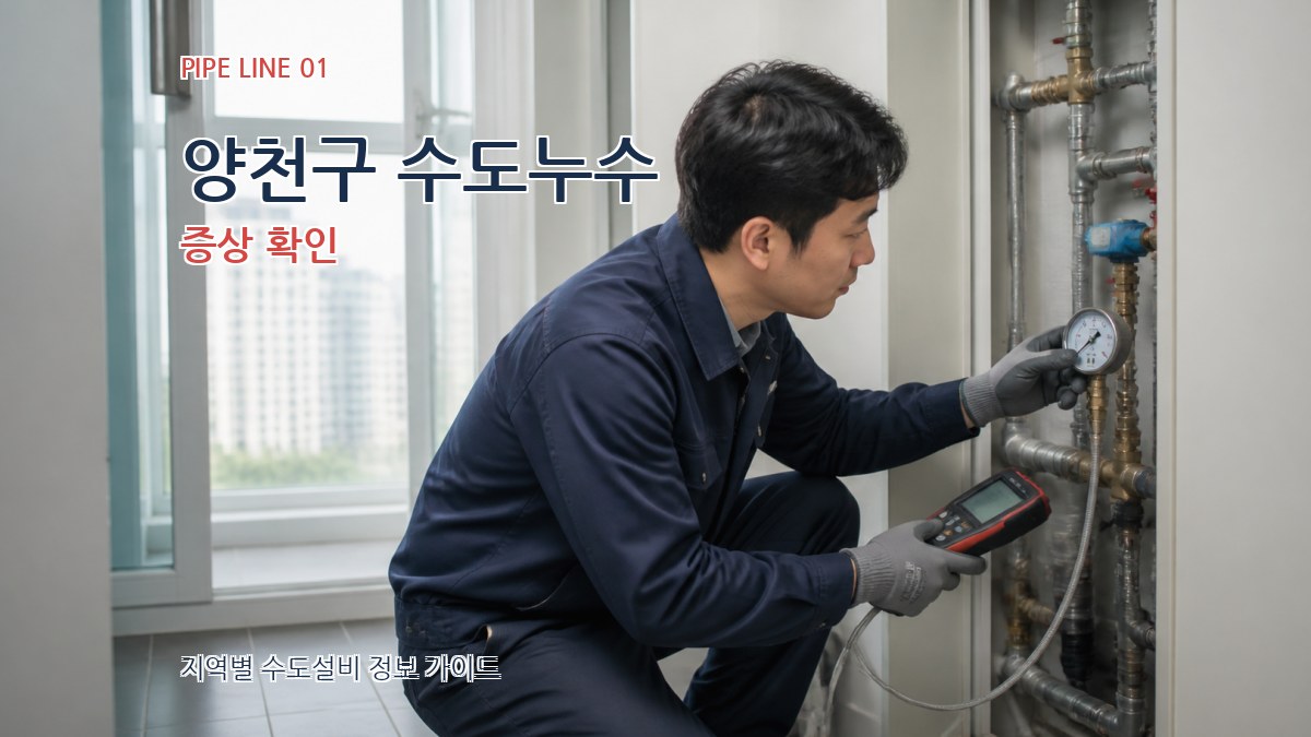 양천구 수도누수