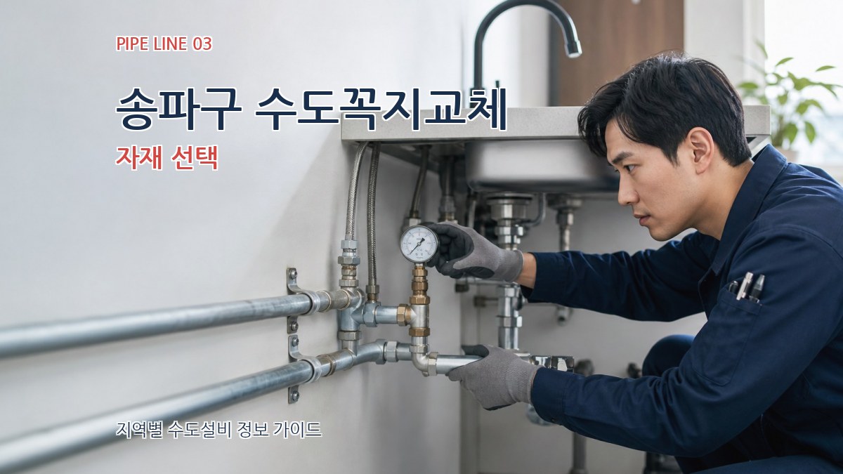 송파구 수도꼭지교체 자재 선택
