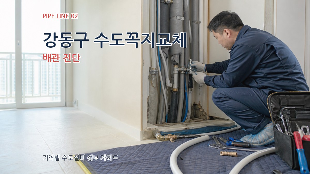 강동구 수도꼭지교체 배관 진단