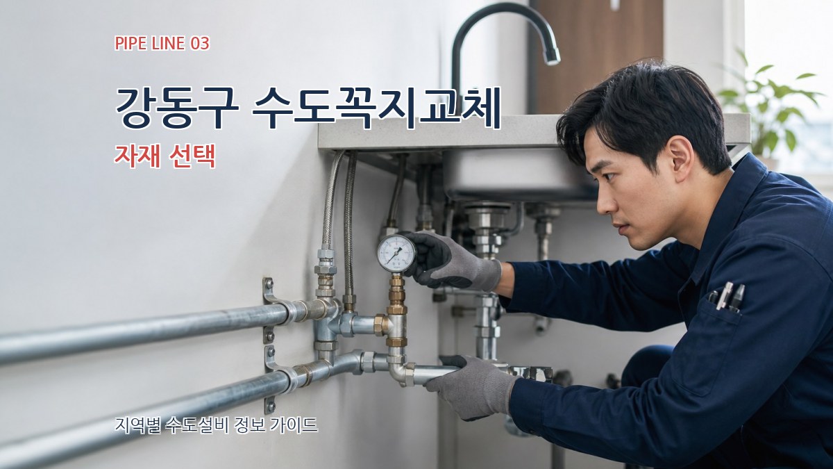 강동구 수도꼭지교체 자재 선택