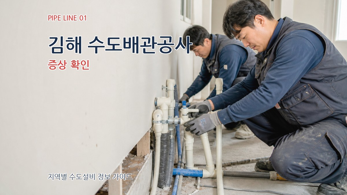 김해 수도배관공사