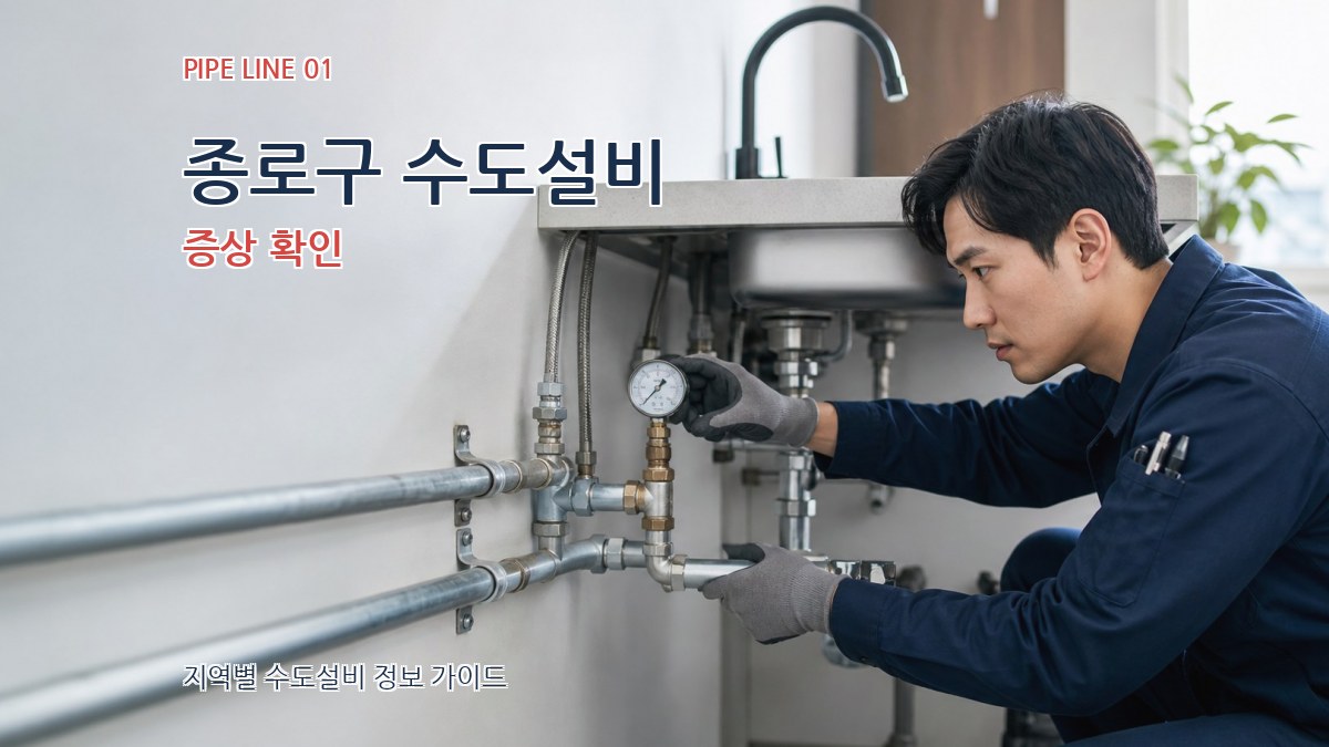 종로구 수도설비