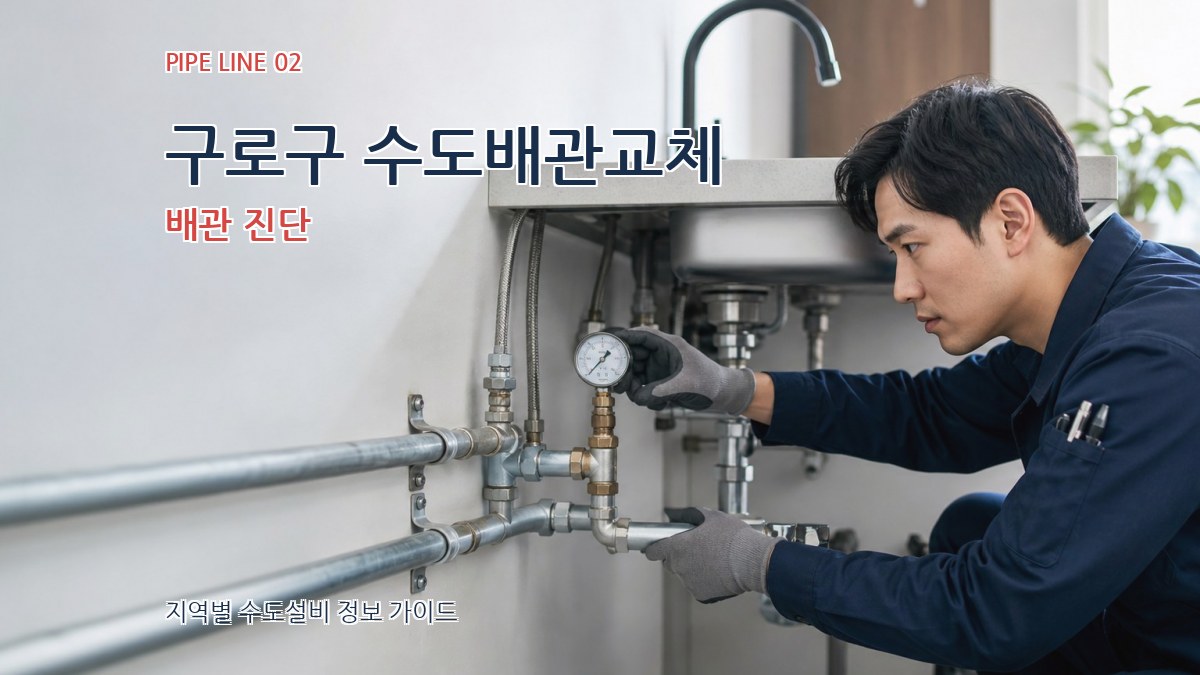 구로구 수도배관교체 배관 진단