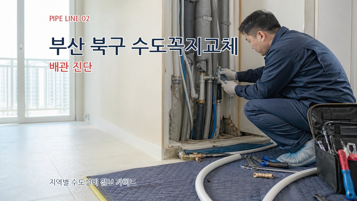 부산 북구 수도꼭지교체 배관 진단