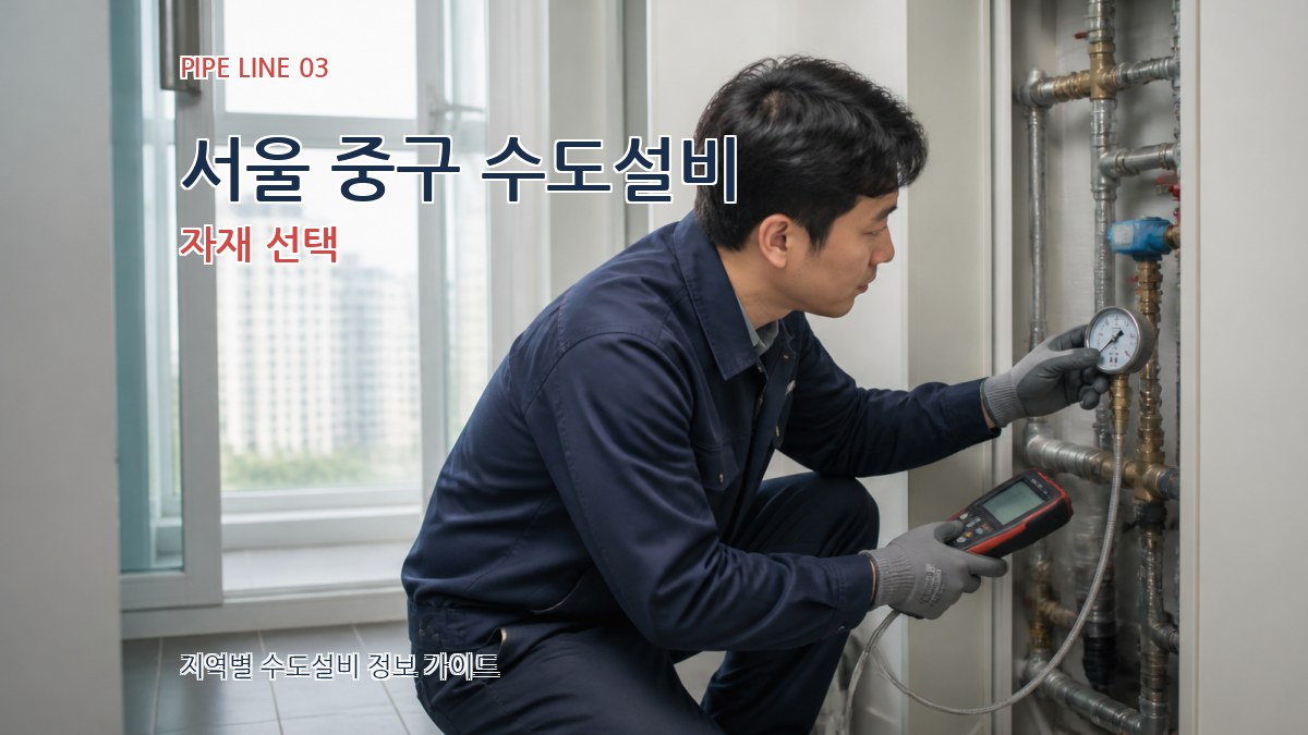 서울 중구 수도설비 자재 선택