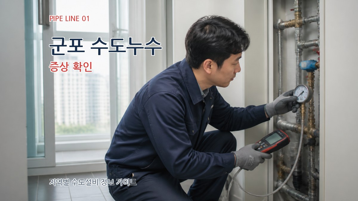 군포 수도누수