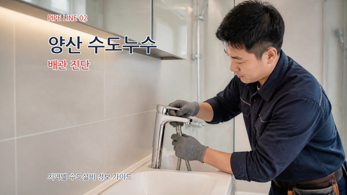 양산 수도누수 배관 진단