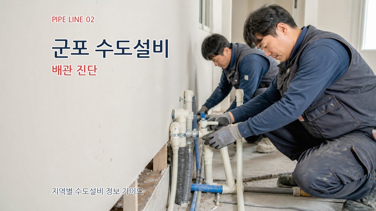 군포 수도설비 배관 진단