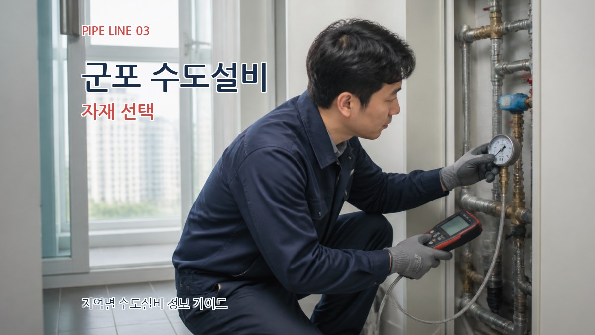군포 수도설비 자재 선택