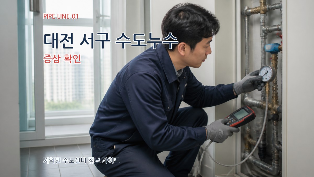 대전 서구 수도누수
