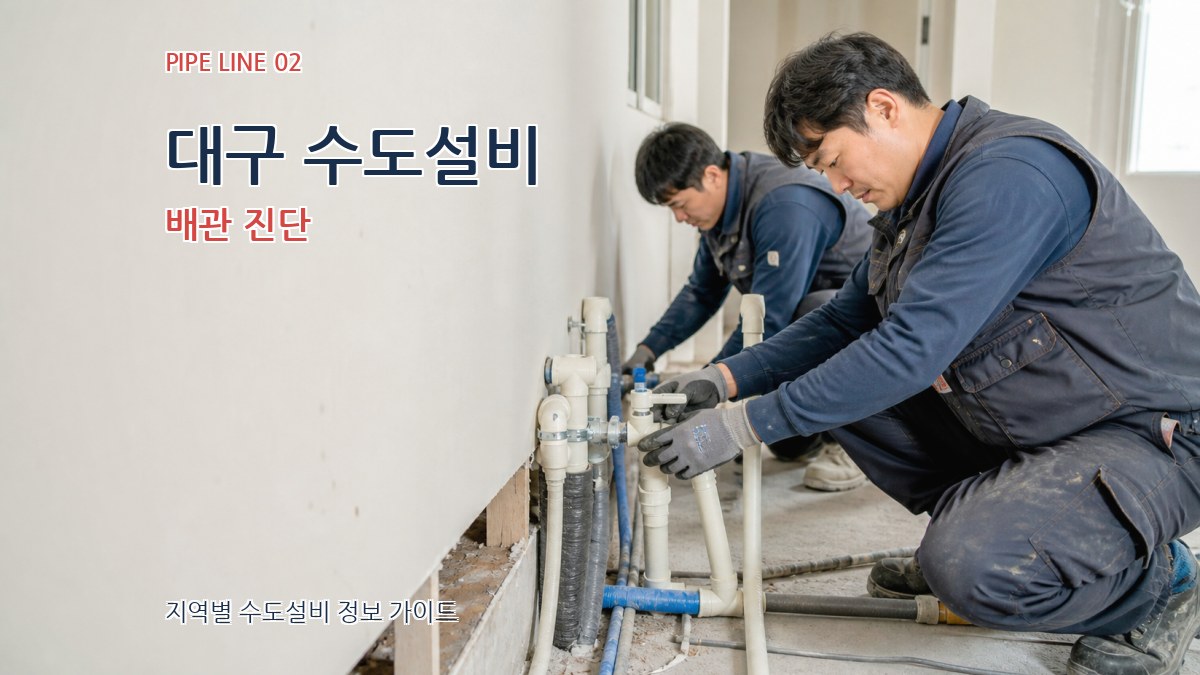 대구 수도설비 배관 진단