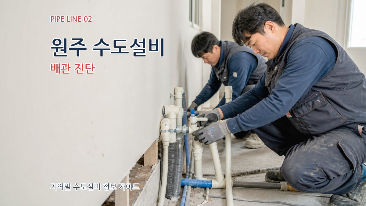 원주 수도설비 배관 진단