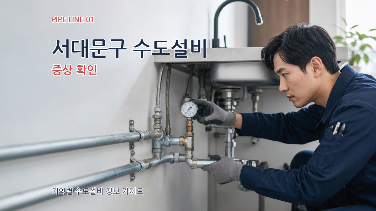 서대문구 수도설비