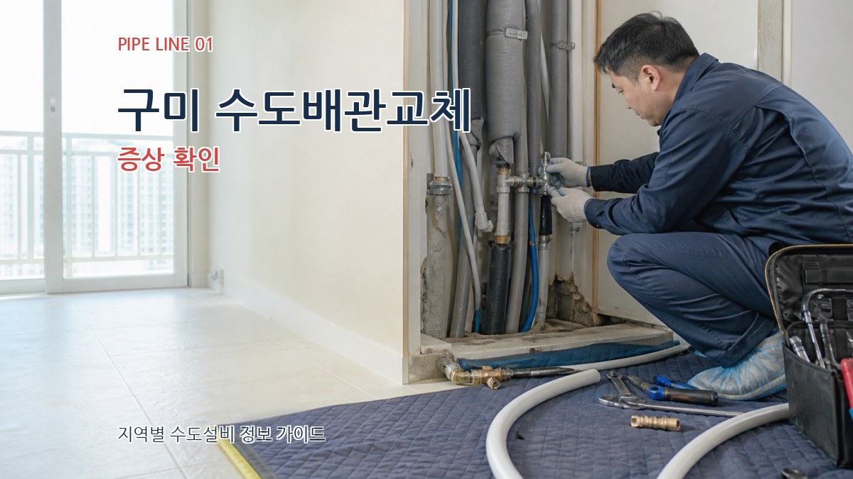 구미 수도배관교체