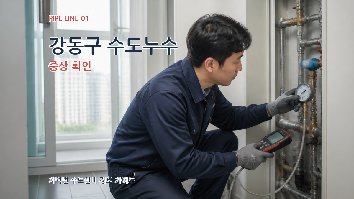 강동구 수도누수