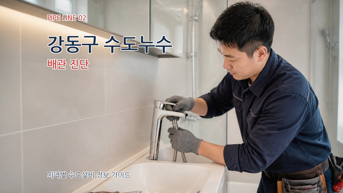 강동구 수도누수 배관 진단