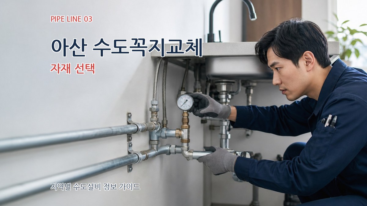 아산 수도꼭지교체 자재 선택