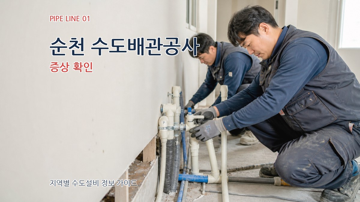 순천 수도배관공사