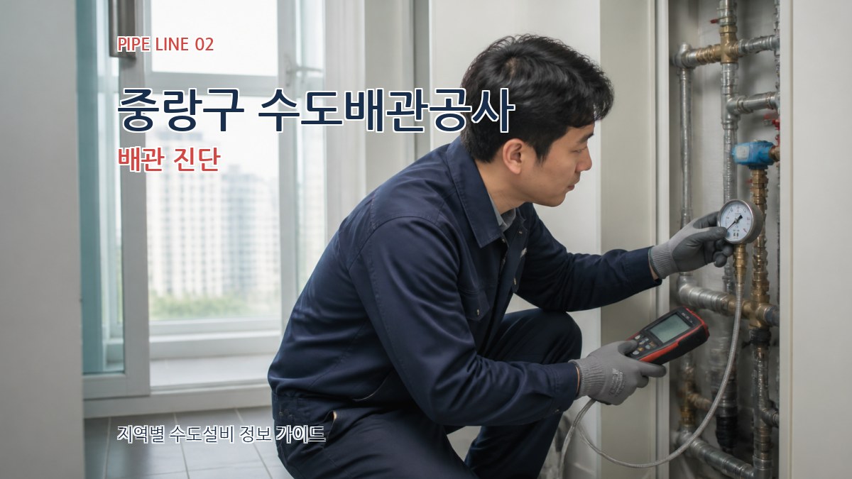 중랑구 수도배관공사 배관 진단
