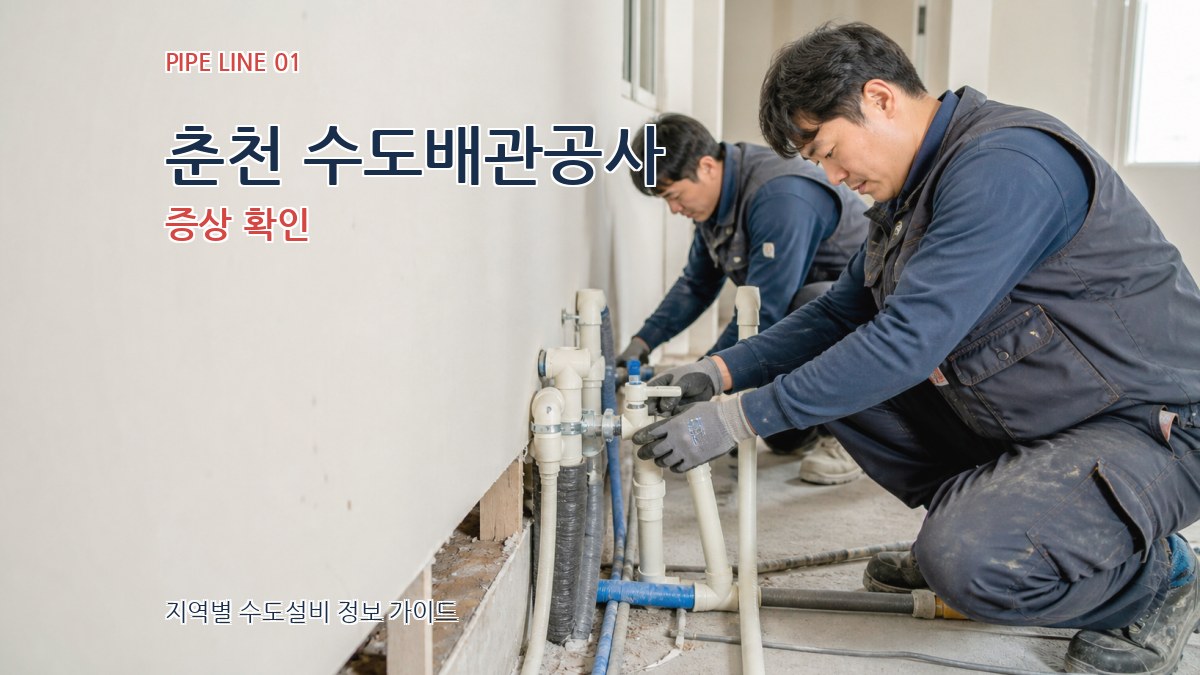 춘천 수도배관공사