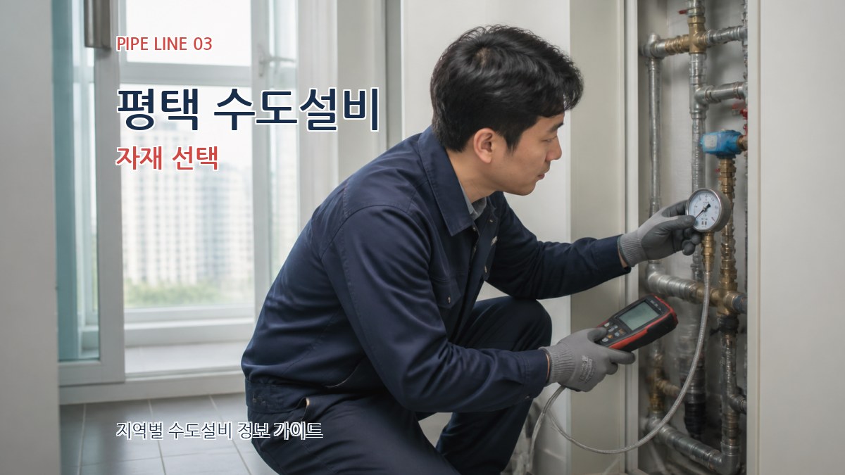 평택 수도설비 자재 선택