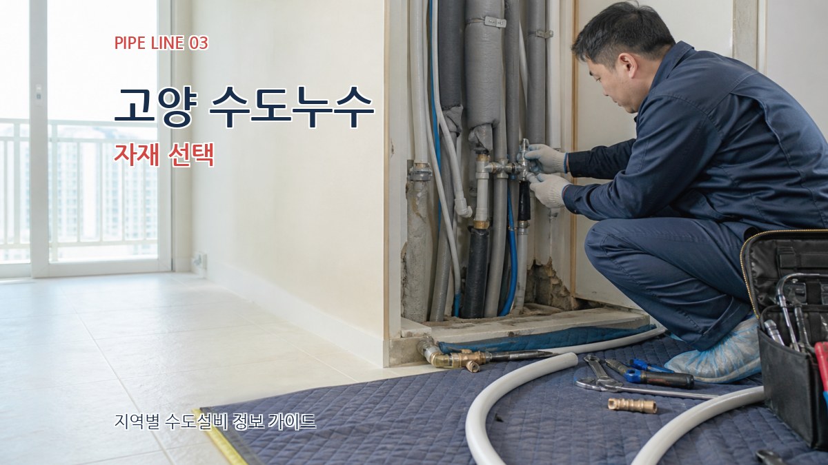 고양 수도누수 자재 선택