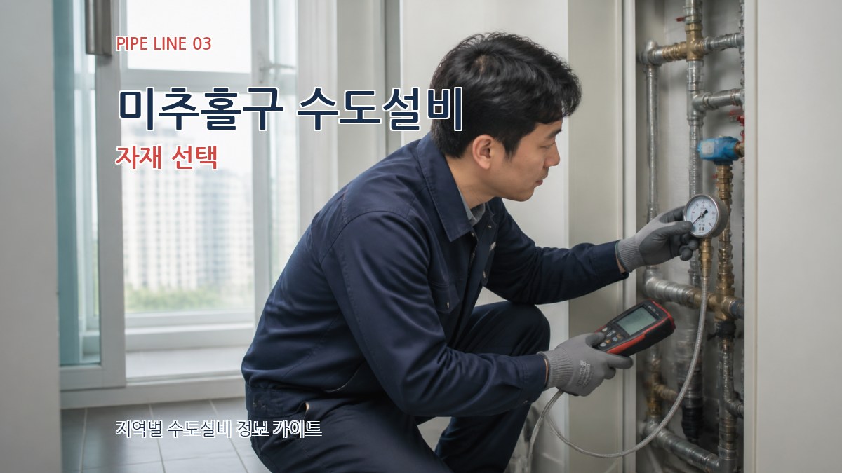 미추홀구 수도설비 자재 선택