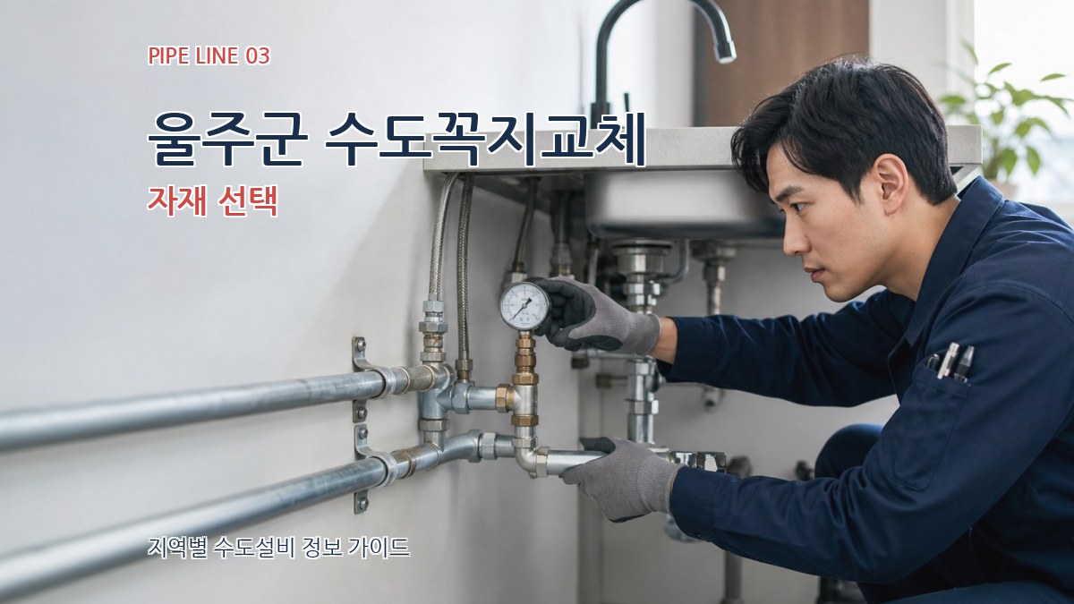 울주군 수도꼭지교체 자재 선택
