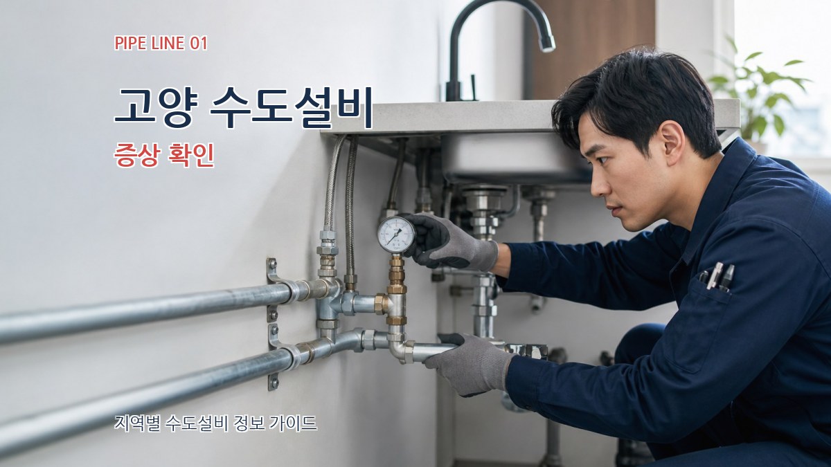 고양 수도설비