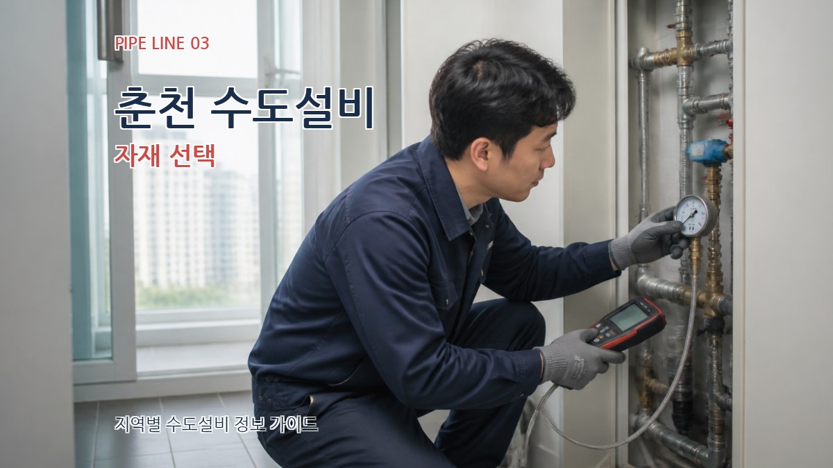 춘천 수도설비 자재 선택