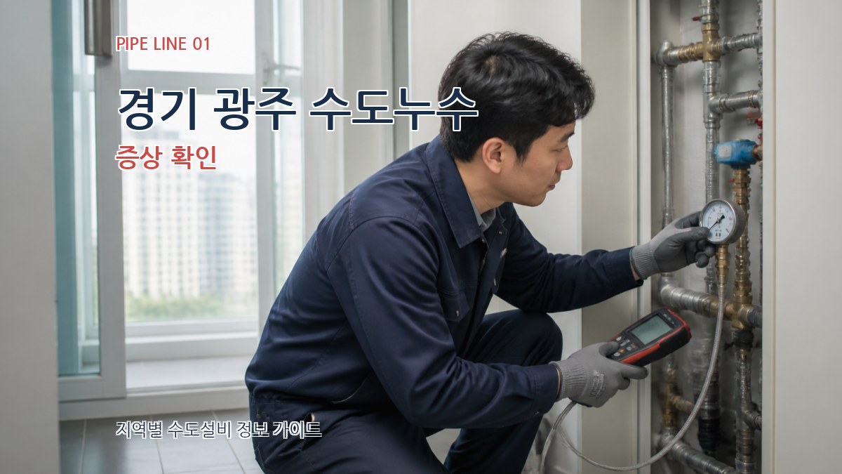 경기 광주 수도누수