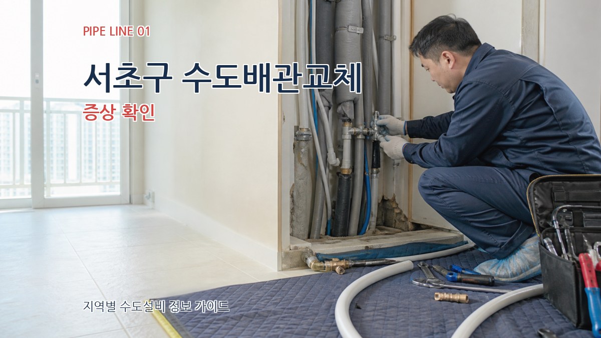 서초구 수도배관교체