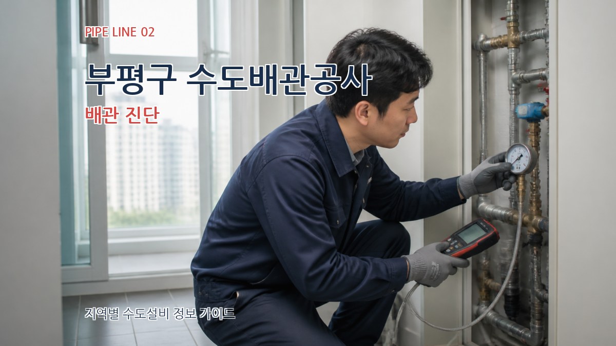 부평구 수도배관공사 배관 진단