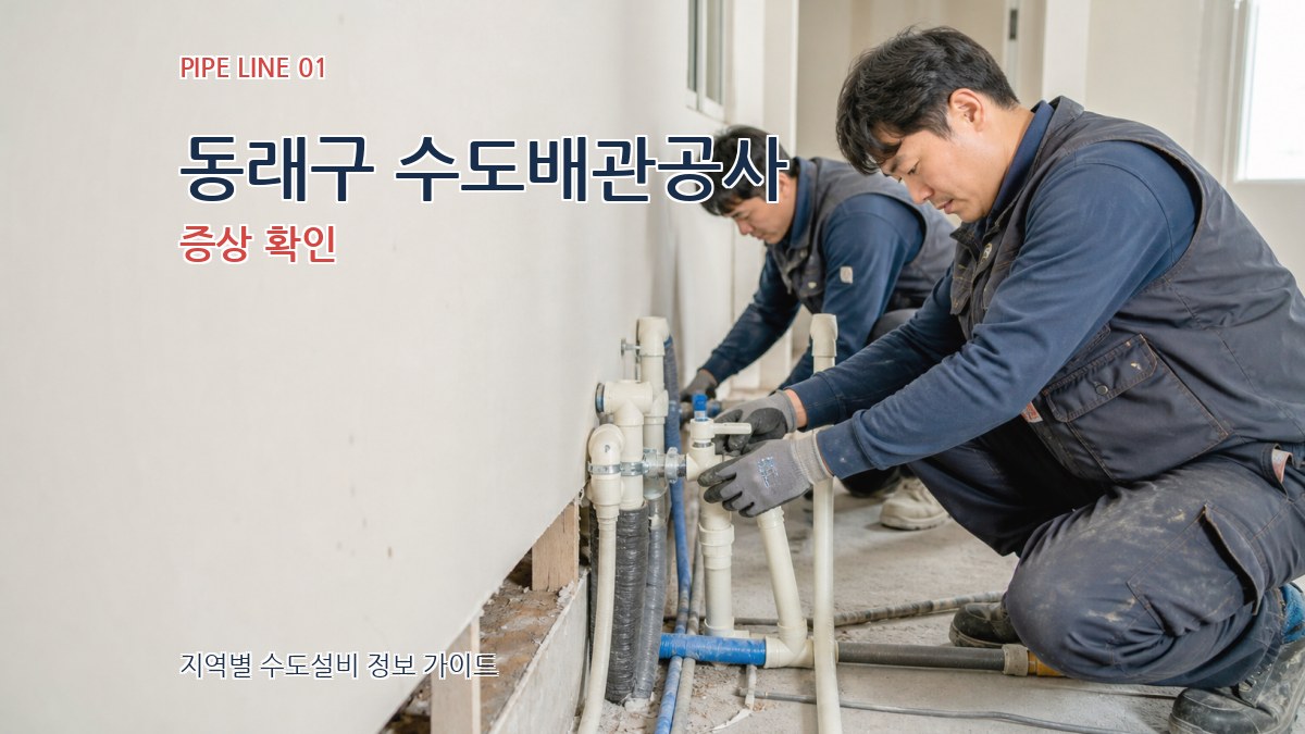 동래구 수도배관공사