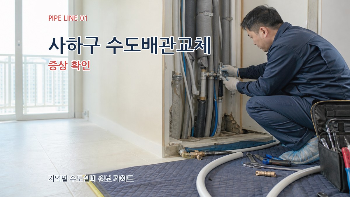 사하구 수도배관교체