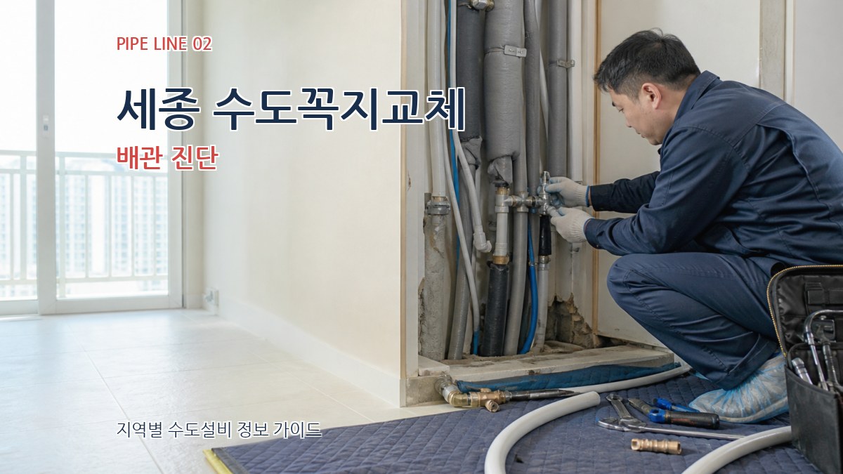 세종 수도꼭지교체 배관 진단